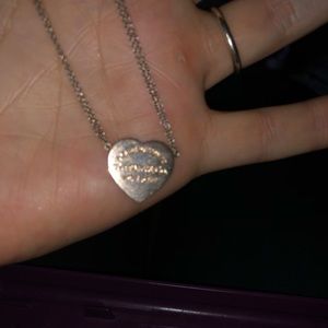 Return to Tiffany rose gold necklace